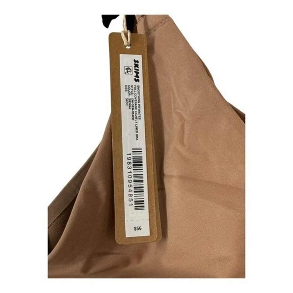 SKIMS Smoothing Full Coverage Bra Sienna 34DD NWT‎ - Picture 10 of 11